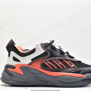 Adidas OZMORPH OZ變形系列低幫老爹風厚底休閑運動慢跑鞋