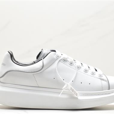 Alexander McQueen Sole Leather Sneakers低幫時裝厚底休閑運動小白鞋