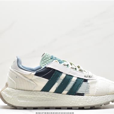 Adidas Racing E5 Boost Prototype 速度輕盈復古系列 百搭透氣運動慢跑鞋