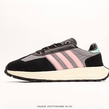 Adidas Racing E5 Boost Prototype 速度輕盈復古系列 百搭透氣運動慢跑鞋