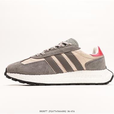 Adidas Racing E5 Boost Prototype 速度輕盈復古系列 百搭透氣運動慢跑鞋