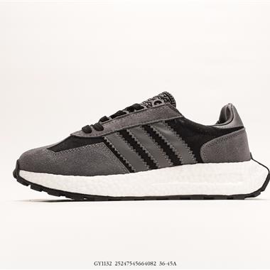 Adidas Racing E5 Boost Prototype 速度輕盈復古系列 百搭透氣運動慢跑鞋