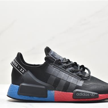 Adidas NMD_R1 V2 Boost GW7689爆米花超彈中底 針織網面休閑運動跑鞋