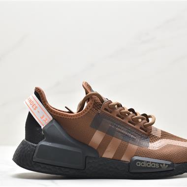 Adidas NMD_R1 V2 Boost GW7689爆米花超彈中底 針織網面休閑運動跑鞋