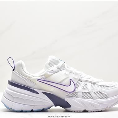 NIKE V2K RUN跑步鞋復古風潮 網面透氣運動鞋 