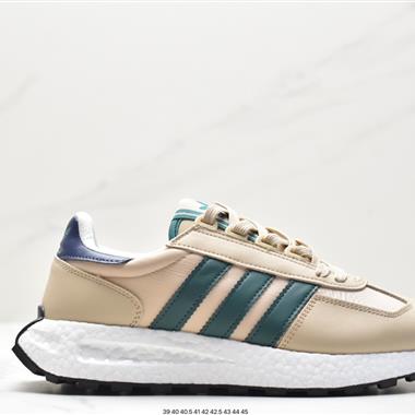 Adidas Racing E5 Boost Prototype 速度輕盈復古系列 百搭透氣運動慢跑鞋