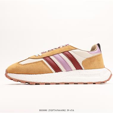 Adidas Racing E5 Boost Prototype 速度輕盈復古系列 百搭透氣運動慢跑鞋