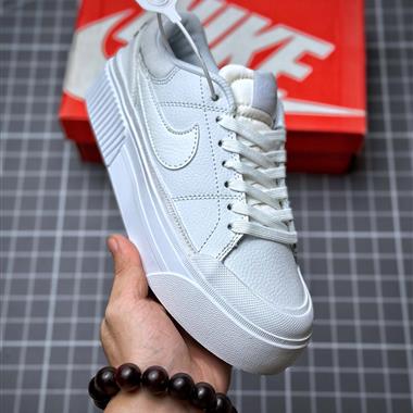 NIKE COURT LEGACY 厚底增高休閑運動板鞋 