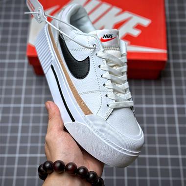 NIKE COURT LEGACY 厚底增高休閑運動板鞋 