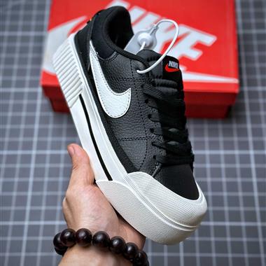 NIKE COURT LEGACY 厚底增高休閑運動板鞋 