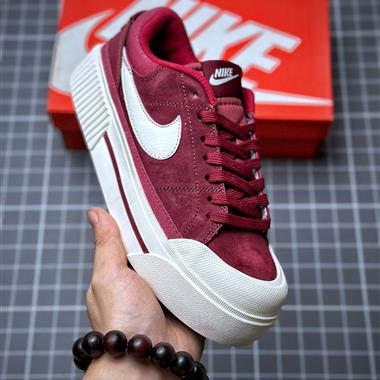 NIKE COURT LEGACY 厚底增高休閑運動板鞋 