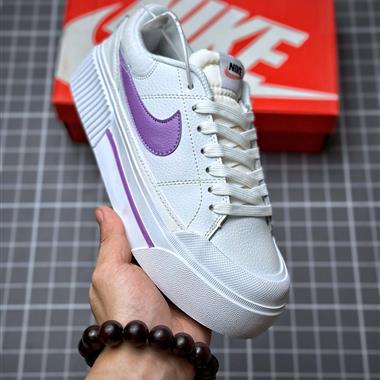 NIKE COURT LEGACY 厚底增高休閑運動板鞋 