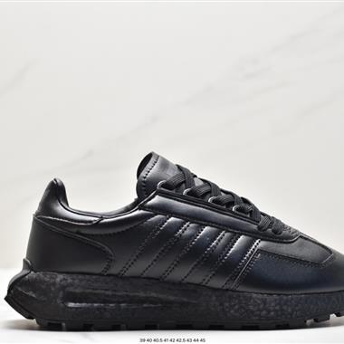 Adidas Racing E5 Boost Prototype 速度輕盈復古系列 百搭透氣運動慢跑鞋