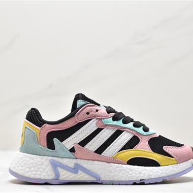 Adidas  Tresc Run Boost 火焰 真爆米花復古休閑運動跑步鞋