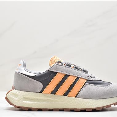 Adidas Racing E5 Boost Prototype 速度輕盈復古系列 百搭透氣運動慢跑鞋