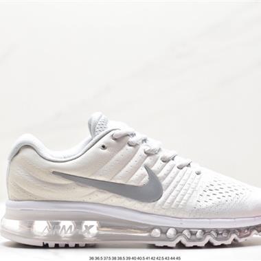 Nike Air Max 2017 「Black/White」網面全掌氣墊休閑運動百搭慢跑鞋