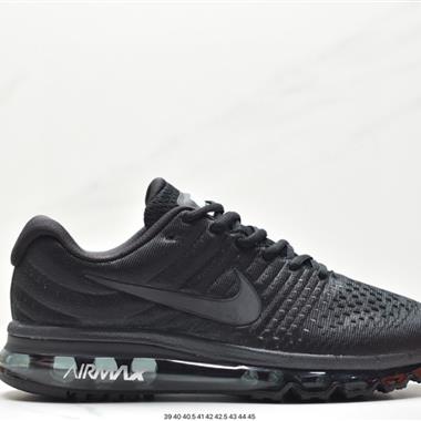 Nike Air Max 2017 「Black/White」網面全掌氣墊休閑運動百搭慢跑鞋