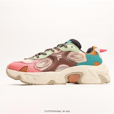 FILA FUSION 新款厚底增高板鞋