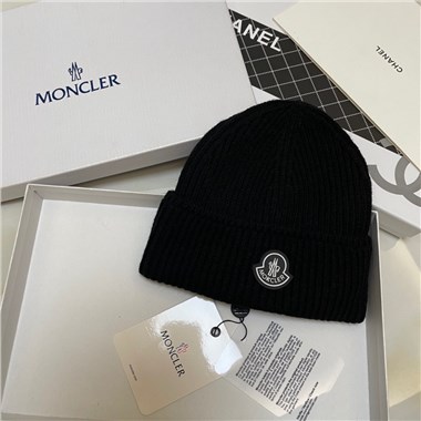 MONCLER   2023秋冬新款毛線帽子