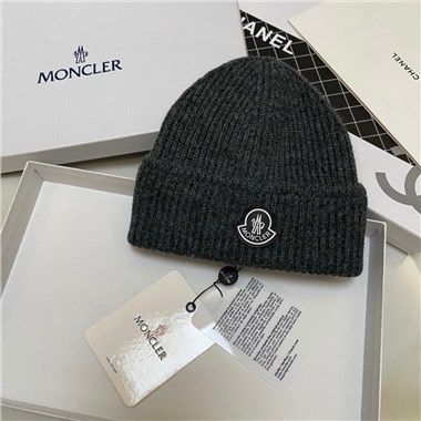 MONCLER   2023秋冬新款毛線帽子