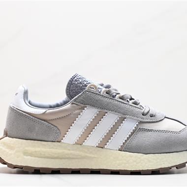 Adidas Racing E5 Boost Prototype 速度輕盈復古系列 百搭透氣運動慢跑鞋