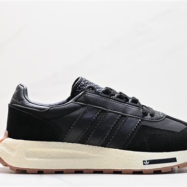 Adidas Racing E5 Boost Prototype 速度輕盈復古系列 百搭透氣運動慢跑鞋