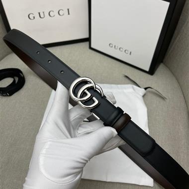 GUCCI  2023新款時尚皮帶  2.5CM