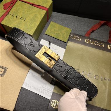 GUCCI   2023新款時尚皮帶  3.8CM