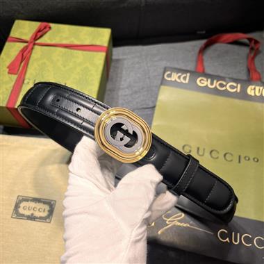 GUCCI   2023新款時尚皮帶  3.5CM