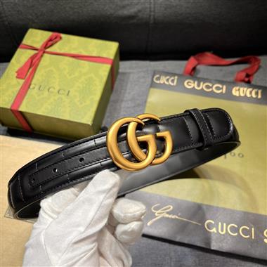 GUCCI   2023新款時尚皮帶  3.5CM