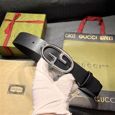 GUCCI   2023新款時尚皮帶  3.5CM