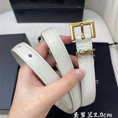 YSL   2023新款時尚皮帶  2.0CM