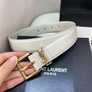 YSL   2023新款時尚皮帶  3.0CM