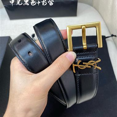 YSL   2023新款時尚皮帶  3.0CM