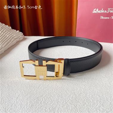 Ferragamo   2023新款時尚皮帶  3.5CM