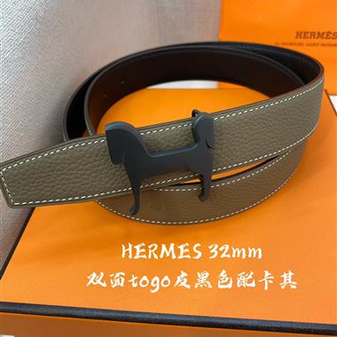 HERMES   2023新款時尚皮帶  3.2CM