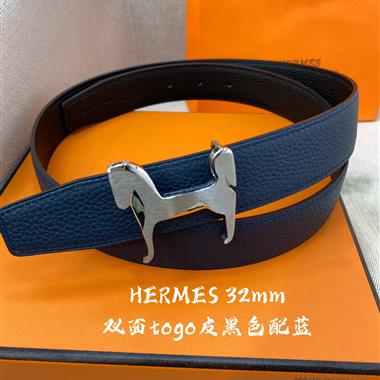 HERMES   2023新款時尚皮帶  3.2CM