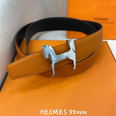 HERMES   2023新款時尚皮帶  3.2CM