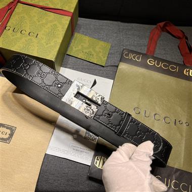 GUCCI   2023新款時尚皮帶  3.8CM