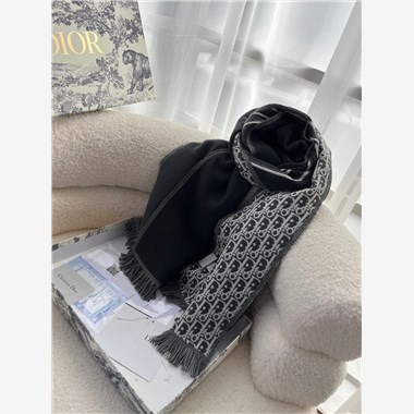 DIOR   2023秋冬新款時尚圍巾  尺寸：190-38