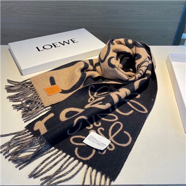 LOEWE   2023秋冬新款時尚圍巾 尺寸：180-30