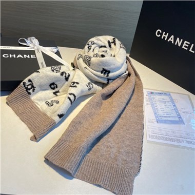CHANEL   2023秋冬新款時尚圍巾 尺寸：185-35