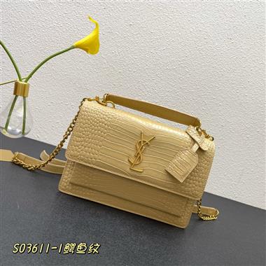 YSL   2023新款女生時尚休閒包 尺寸：25CM