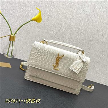 YSL   2023新款女生時尚休閒包 尺寸：25CM