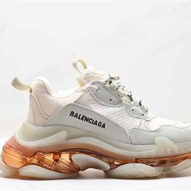 BALENCIAGA  Triple S  三代做舊厚底老爹鞋 