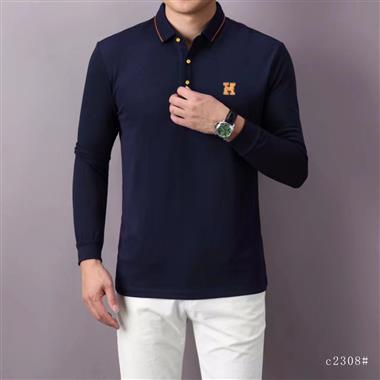 HERMES   2023秋冬季新款長袖POLO衫