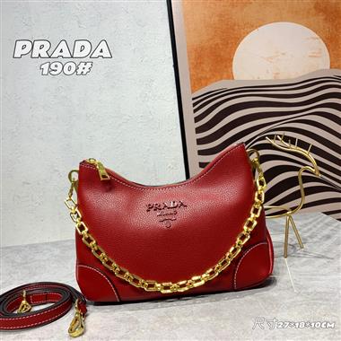 PRADA   2023新款女生時尚休閒包 尺寸:27*18*10CM