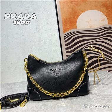 PRADA   2023新款女生時尚休閒包 尺寸:27*18*10CM