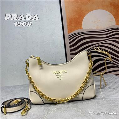 PRADA   2023新款女生時尚休閒包 尺寸:27*18*10CM