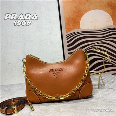 PRADA   2023新款女生時尚休閒包 尺寸:27*18*10CM